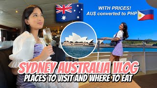 10 DAYS IN SYDNEY AUSTRALIA! Places to visit, foods to try, and meeting friends | Tyra C.