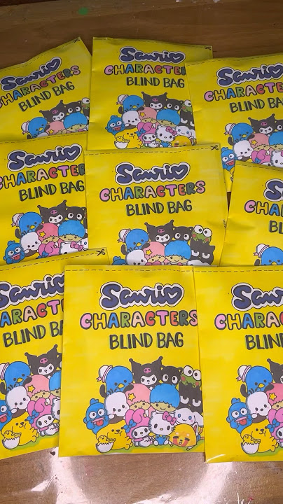 PROSES PEMBUATAN PAPER SQUISHY BLIND BAG SANRIO CHARACTERS #diy #papercraft