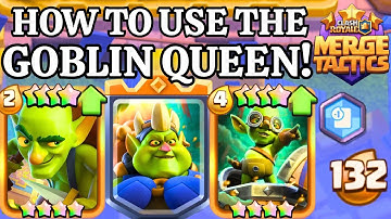 How To Use The GOBLIN QUEEN CORRECTLY! - Clash Royal Merge Tactics