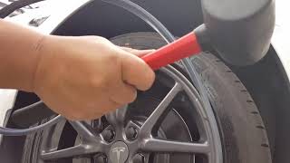 Tesla Model 3 Rim Protection Alloygator Install 1 of 2