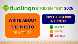 Duolingo - Write About the Photo (2025) Practice #16 | Beginner to Advanced #DuolingoEnglishTest