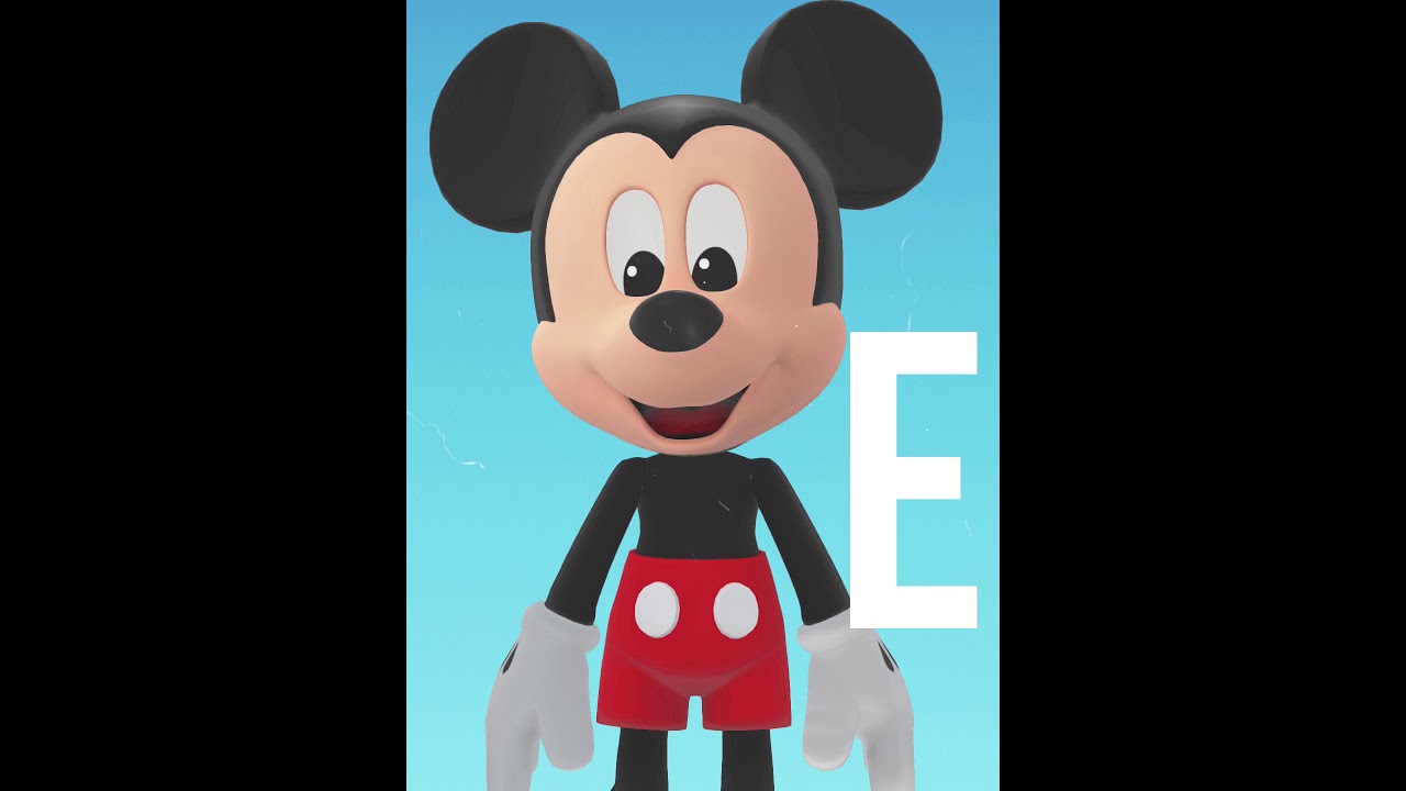 Alphabet song ( A - P ) - Mickey