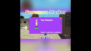 How to Find Snowman Marker Find the Marker Ep.50