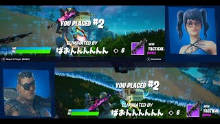 Fortnite Satisfying 2nd Place I Duos Vs Squads I Scuba Crystal &amp; Joey