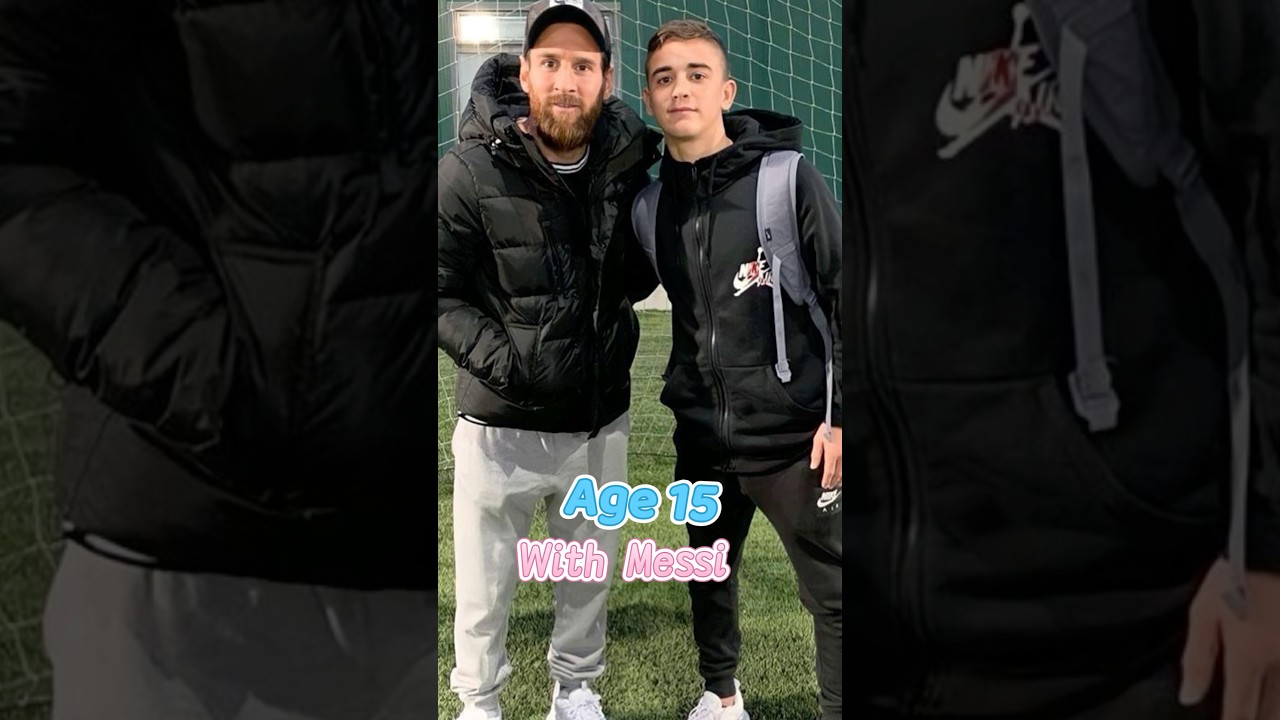 Messi With La Masia Players