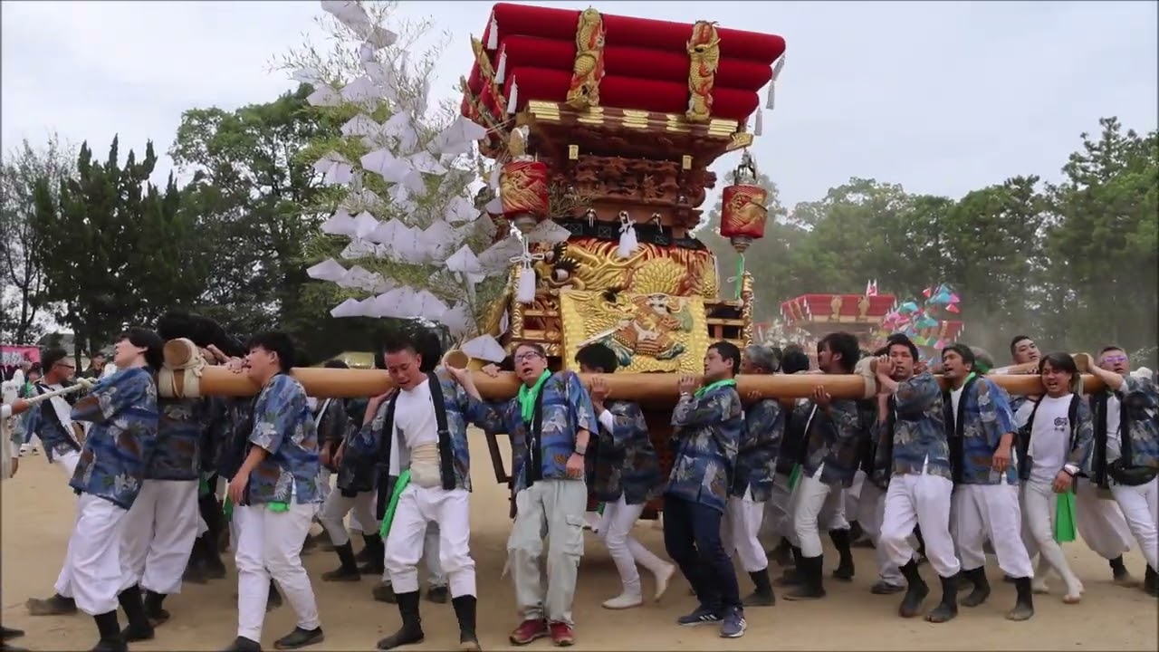 神戸市西区岩岡神社の秋祭り 南場2023