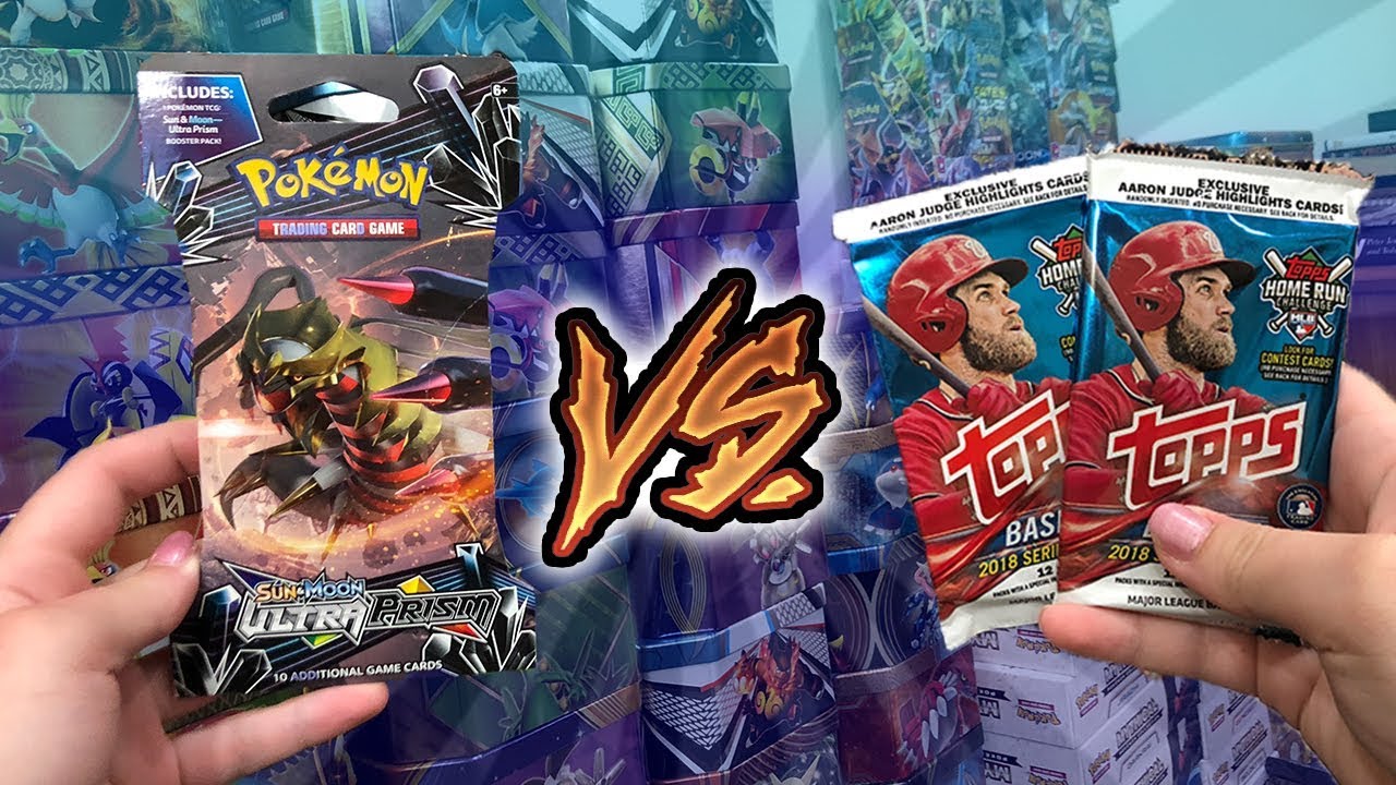 Pokemon Cards VS Baseball Cards! WHICH IS BETTER? YouTube
