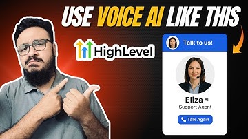 GoHighLevel VOICE AI-update | Beschikbaar in chatwidgets 🤩