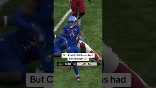 When Caleb Williams had the defense shook 😅