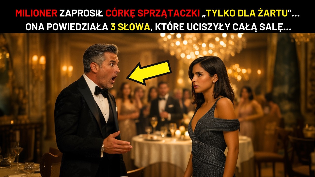 MILIONER ZAPROSIŁ CÓRKĘ SPRZĄTACZKI, BY JĄ UPONIŻYĆ... 3 SŁOWA, KTÓRE ZSZOKOWAŁY WSZYSTKICH