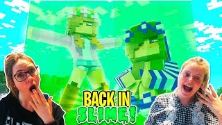 BACK IN SLIME: SECRET SLIME BASE! (Minecraft Little Carly).