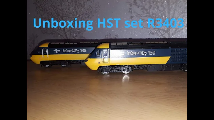 Unboxing Hornby R3403 BR Intercity 125 HST train pack for Mangley Town OO gauge model railway