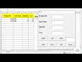 How create data entry form with search update delete and print function in excel using vba 