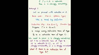 Lecture 13 - Strong Normalisation Profile