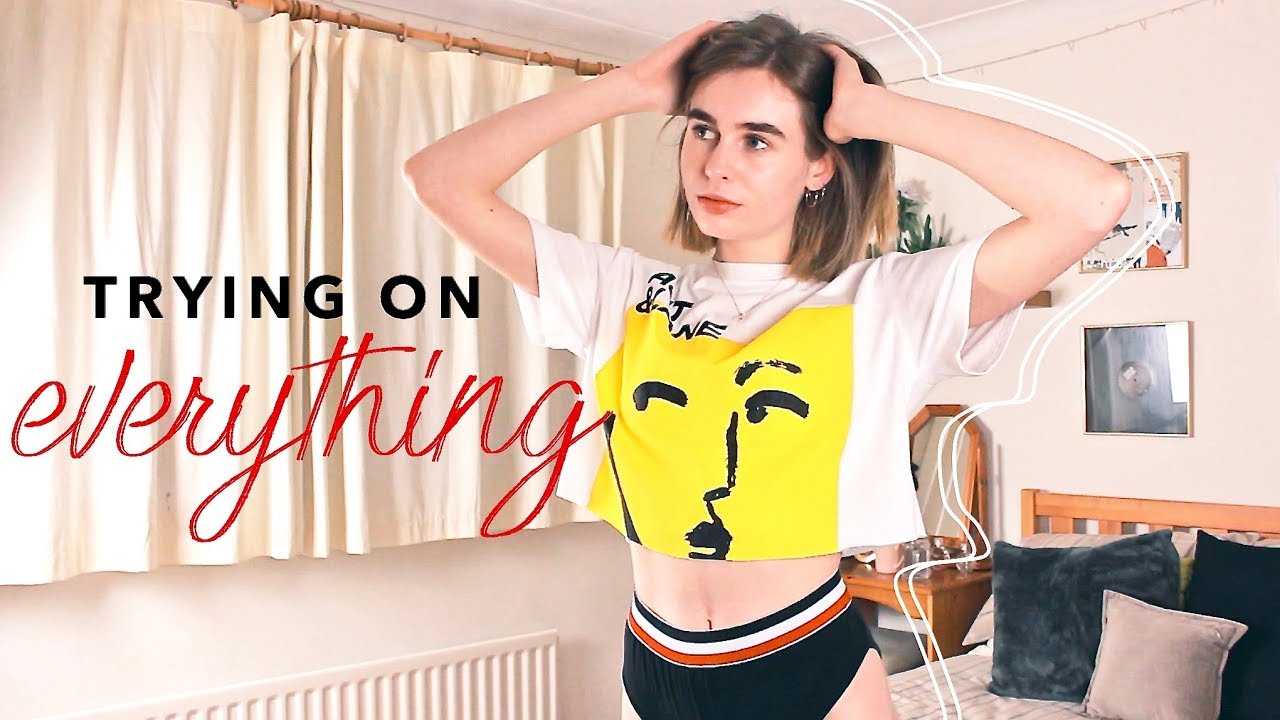Trying On EVERYTHING In My Wardrobe : Part 1 | Katie Joslin - YouTube