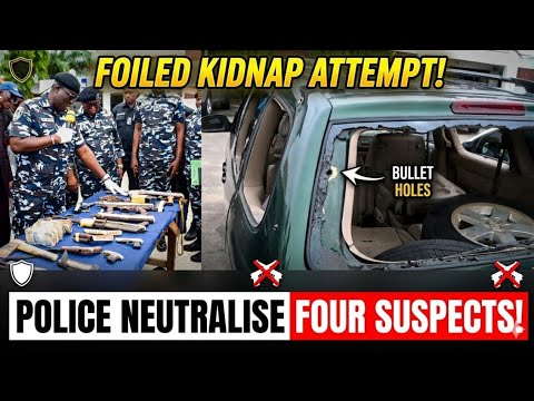 Police Foil Kidnap Attempt In Lagos Arrest Four Suspects - YouTube