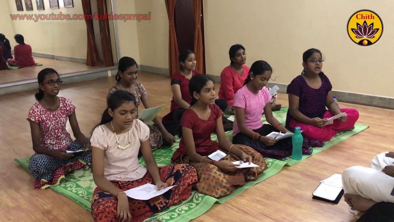 Ashtalakshmi Stothram  Rehearsal Session  Vande Guru Paramparaam