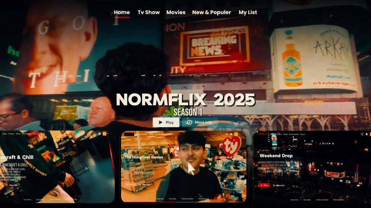 I Turned My Life Into a Netflix Series… (NormFlix 2025 FULL SEASON)