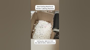 Date,MRP Coding Machine | Sticker Labeling Machine | Soda Bottling Business | Soda Machine #shorts