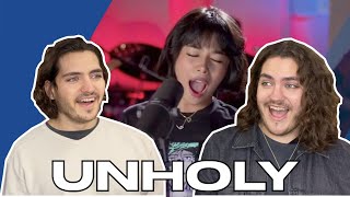 CRAZY!| Twin Musicians REACT - UNHOLY - Gigi De Lana COVER Sam Smith and Kim Petras