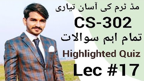 Cs302 lecture No.17|VU short lectures by Amir|midterm preparation|CStudy with Amir|Decoder