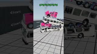 Stacked Cars FALL from the Sky in BeamNG Drive!