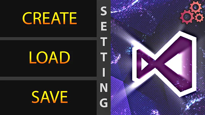 How to SAVE SETTINGS in Visual Studio C#