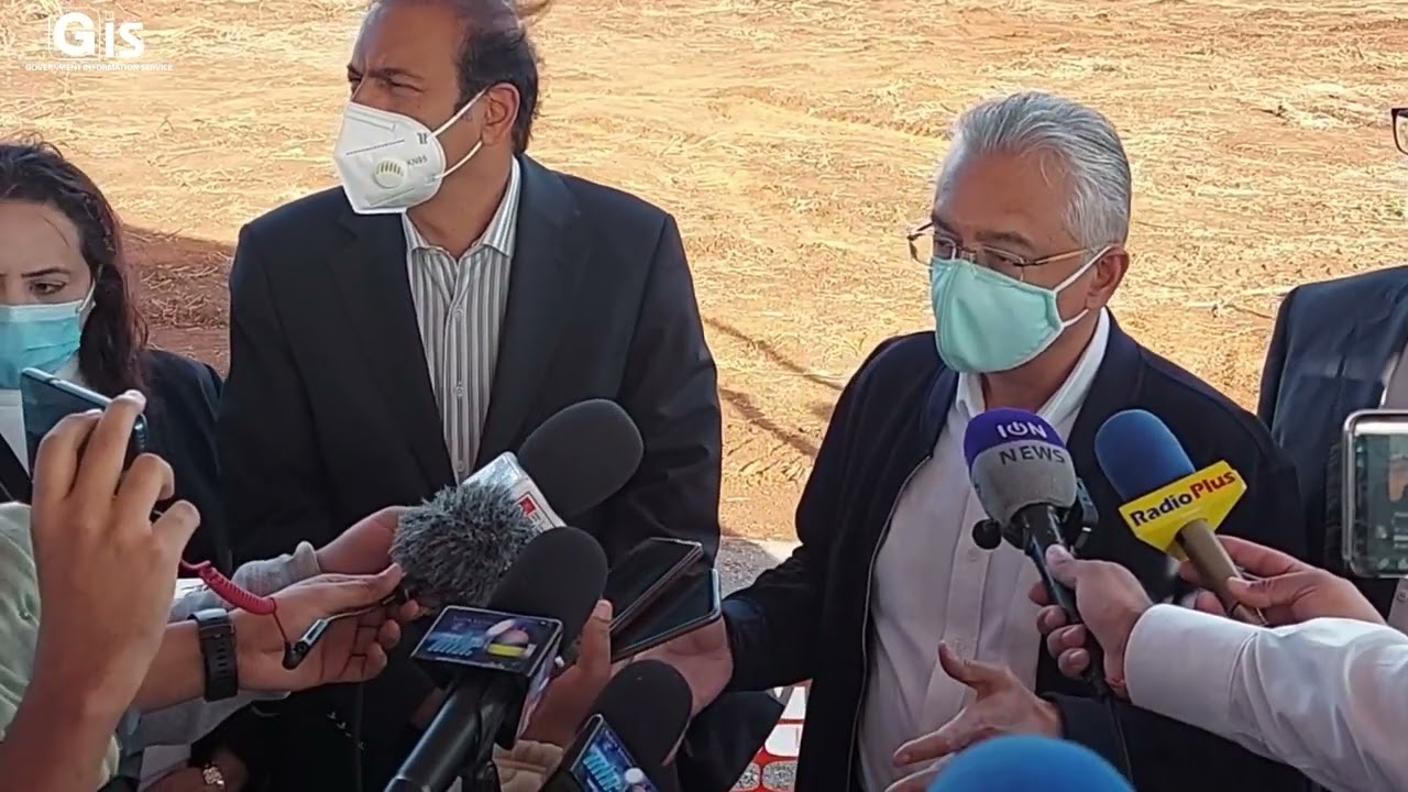 Construction of 12,000 Housing Units Project: PM Jugnauth effects site visit in Coromandel