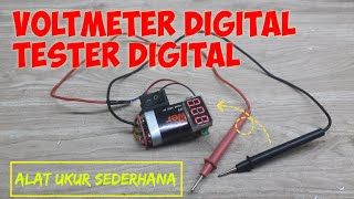 Cara Membuat Voltmeter Digital Tester Sederhana
