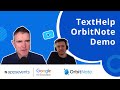 Appsevents texthelp orbitnote demo