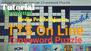 Tutorial II Cara Membuat Teka Teki Silang On Line (Crossword) II Alat Pelajaran #gpai #tekateki screenshot 2