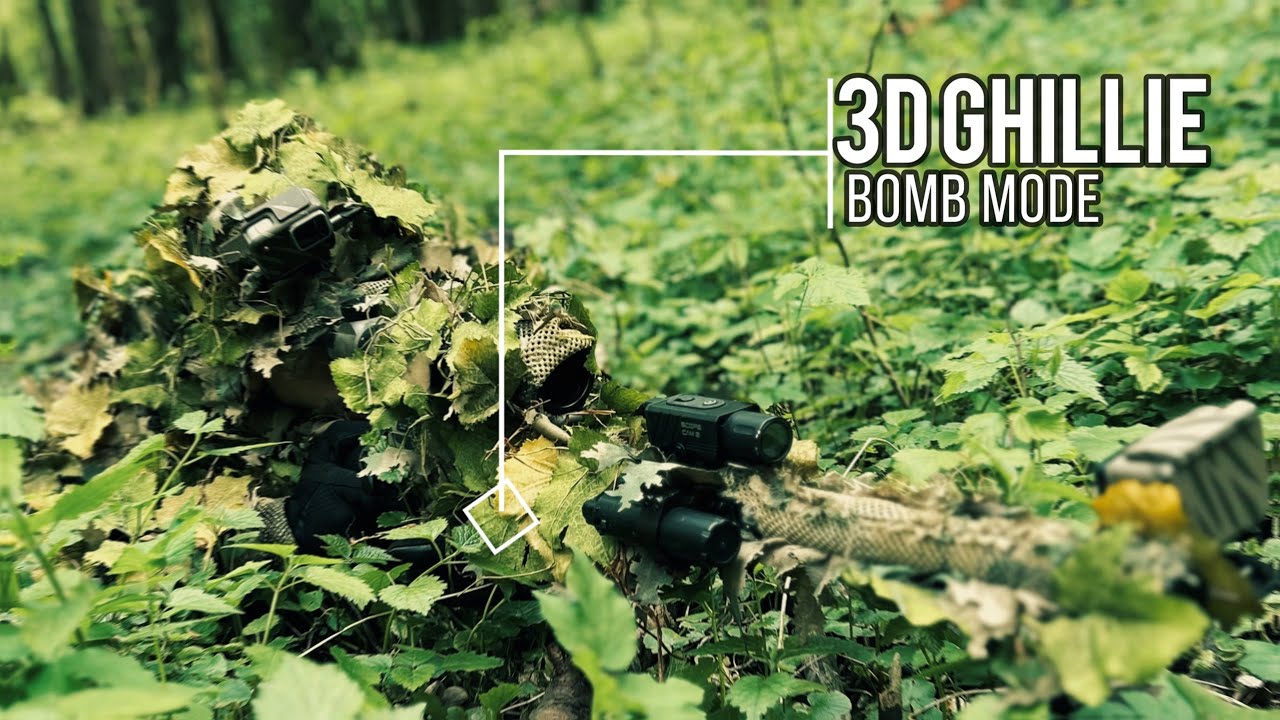 3D GHILLIE SNIPER -- bomb mode