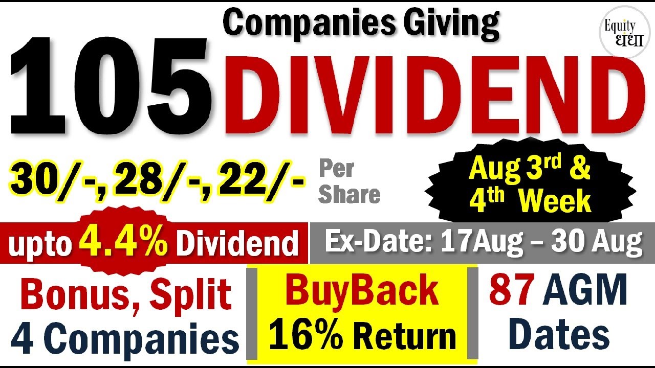 upcoming dividend shares 2021 | upcoming dividend shares august 2021 | 