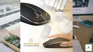 Review - Vssoplor Wireless Mouse, 2.4G Slim Portable Computer Mouse with Nano Receiver Qu
