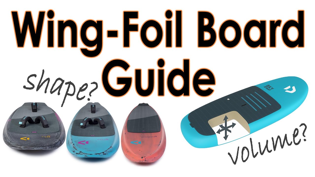Wing-Foil Gear Guide: Boards (volume & shape)