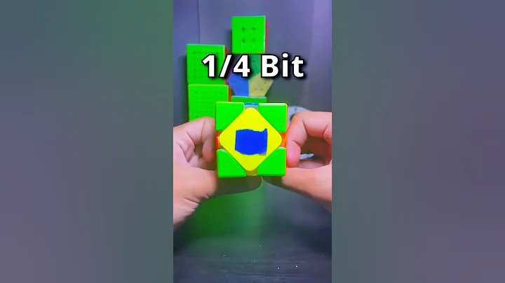 Brazilian Flag on Rubik’s Cube! 🤯 64bits to 1bit