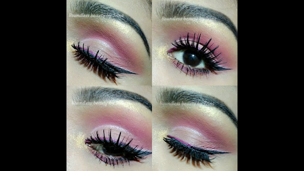 Pinkish soft half cut-crease eyelook || Boundless Beauty By Trina