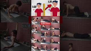 7-Min Height Boost Routine 🔥 #motivation #strongabs #sports #advancedabworkout #pack #chest