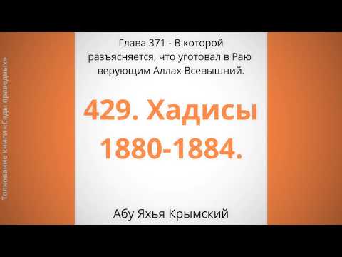 429. О том, что уготовил Всевышний Аллах верующим в Раю.