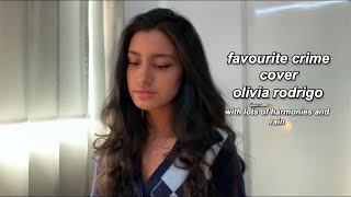 favourite crime cover but its rlly sad - olivia rodrigo (with LOTS of harmonies + rain)