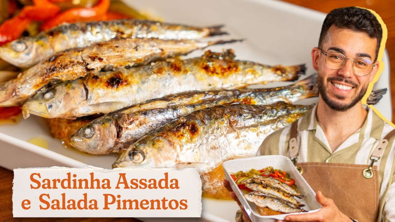 Sardinhas Assadas e Salada de Pimentos! Melhor é Impossível.