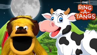 Hey Diddle Diddle - Ring-a-Tangs Kids Puppet Show | Fun Learning Songs with Monkeys