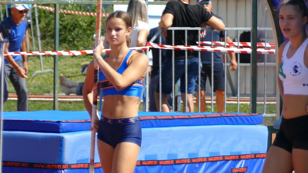 Lili Arnež (SLO) Pole Vault Girls U16 270 cm 2nd Place National Championships Ptuj 2023