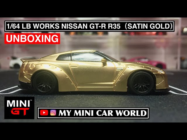 MINI GT GT-R Satin Gold w/carbon