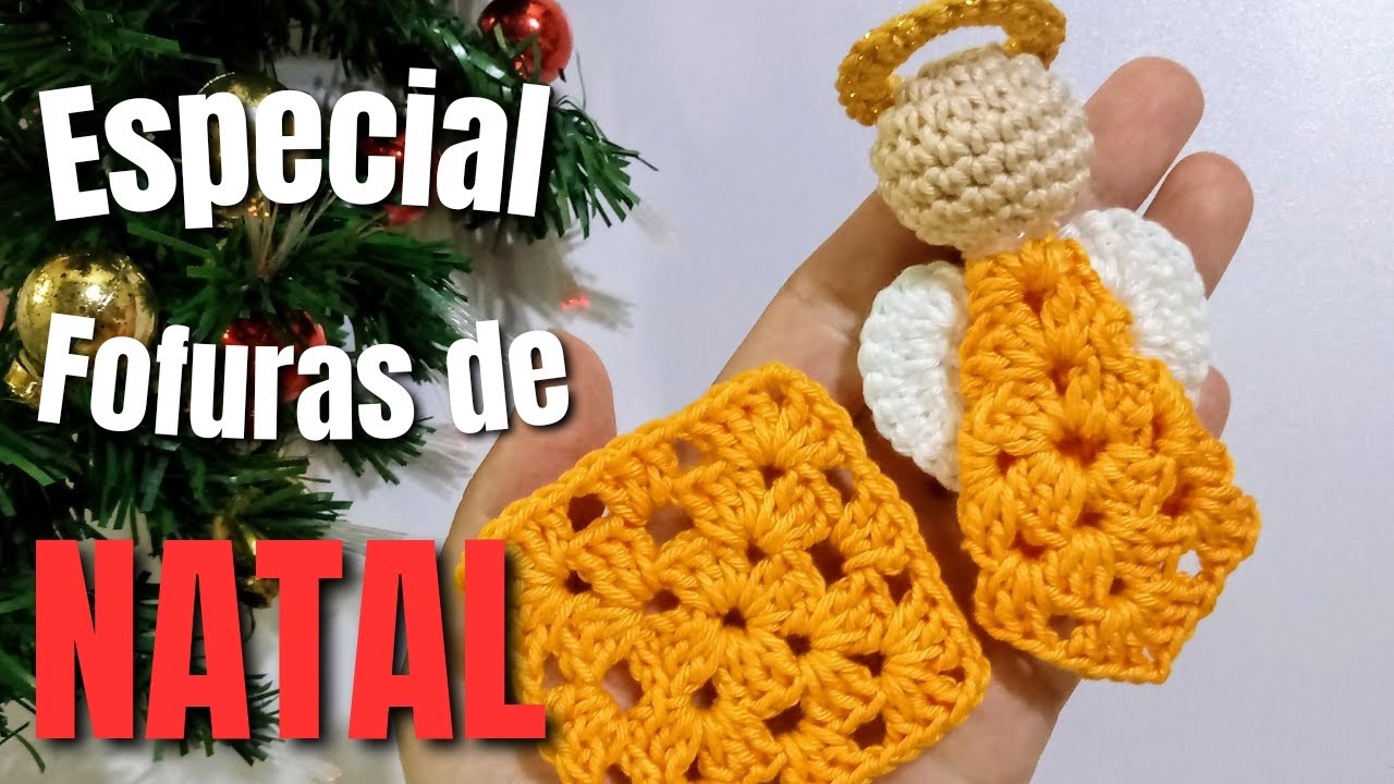 Transforme um quadradinho em um anjo de Natal