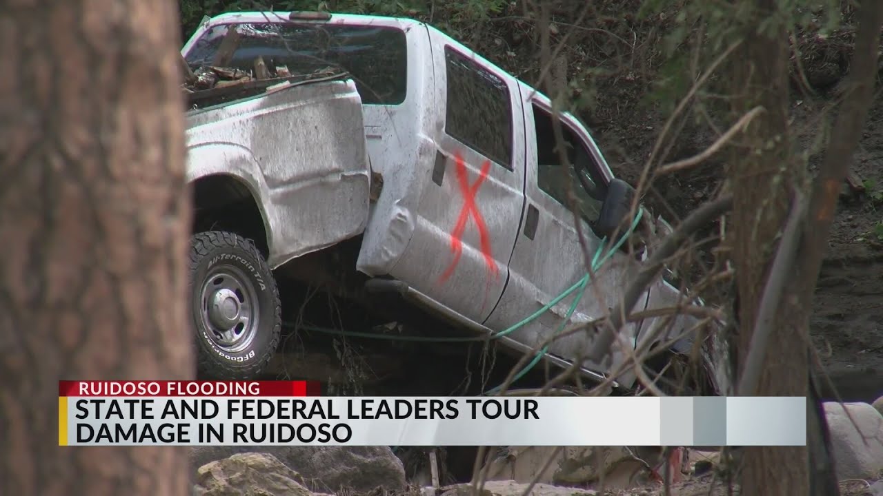 Officials say hundreds of homes damaged in Ruidoso flooding - YouTube