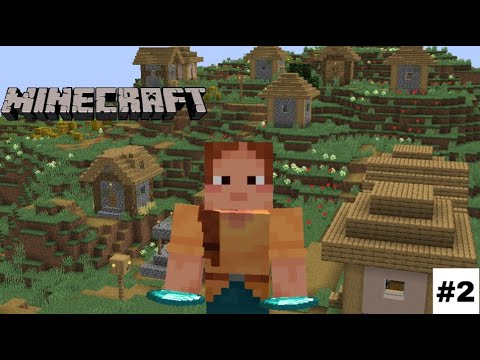 I FOUND A VILLAGE AND DIAMOND IN MINECRAFT-EPISODE 2 - YouTube