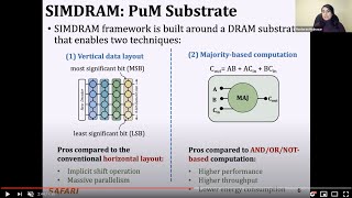 Simdram A Framework For Bit-Serial Simd Processing Using Dram - Asplos21 Short Talk - N. Hajinazar