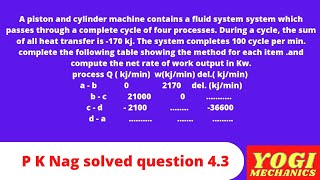 P k nag solved problem 4.3 of the chapter 4 of the thermodynamics