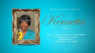 Celebration of Life for Ms Kernetta Smith
